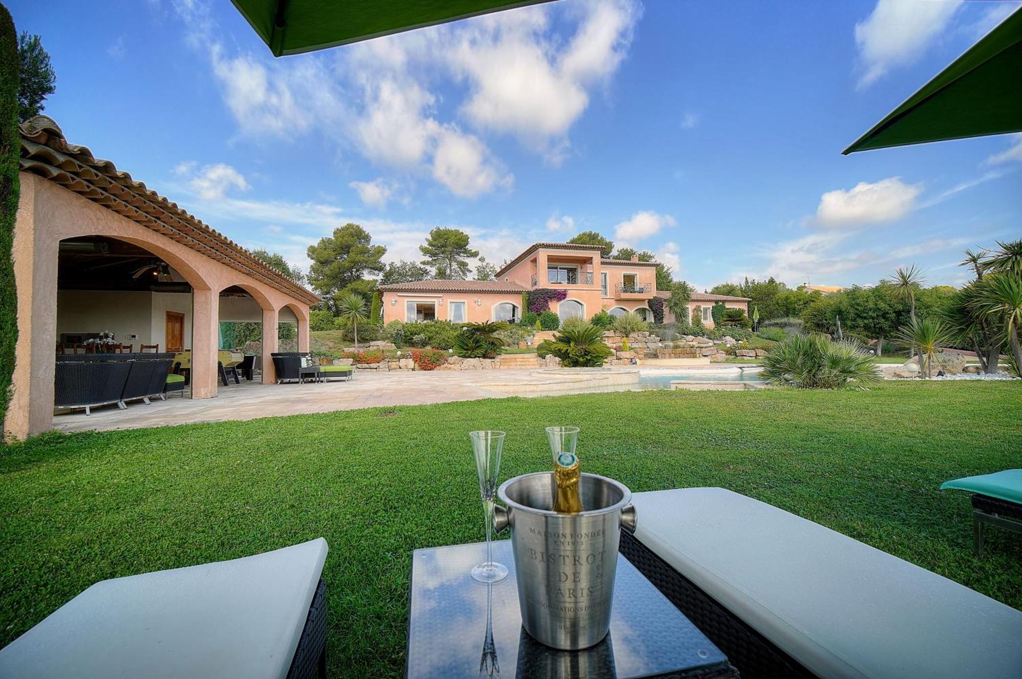 "Au Havre De Paix" 5 Etoiles Prestige Jacuzzi, Hammam, Sauna, Piscine Chauffee Mougins Cannes Grasse Екстериор снимка